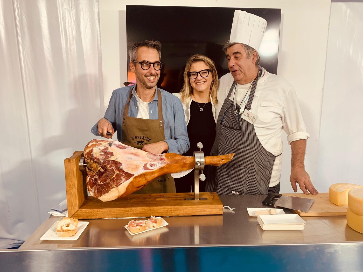 Show cooking con prosciutto D'Osvaldo