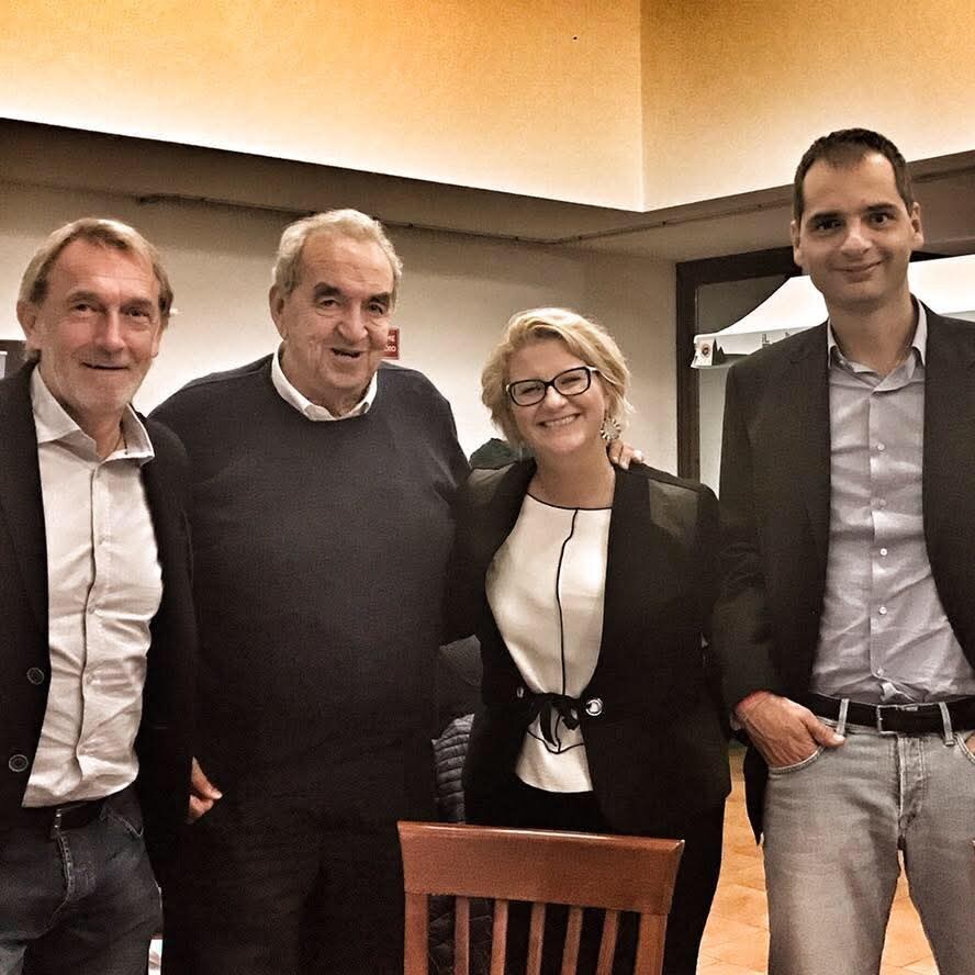 Un momento conviviale con collaboratori e partner